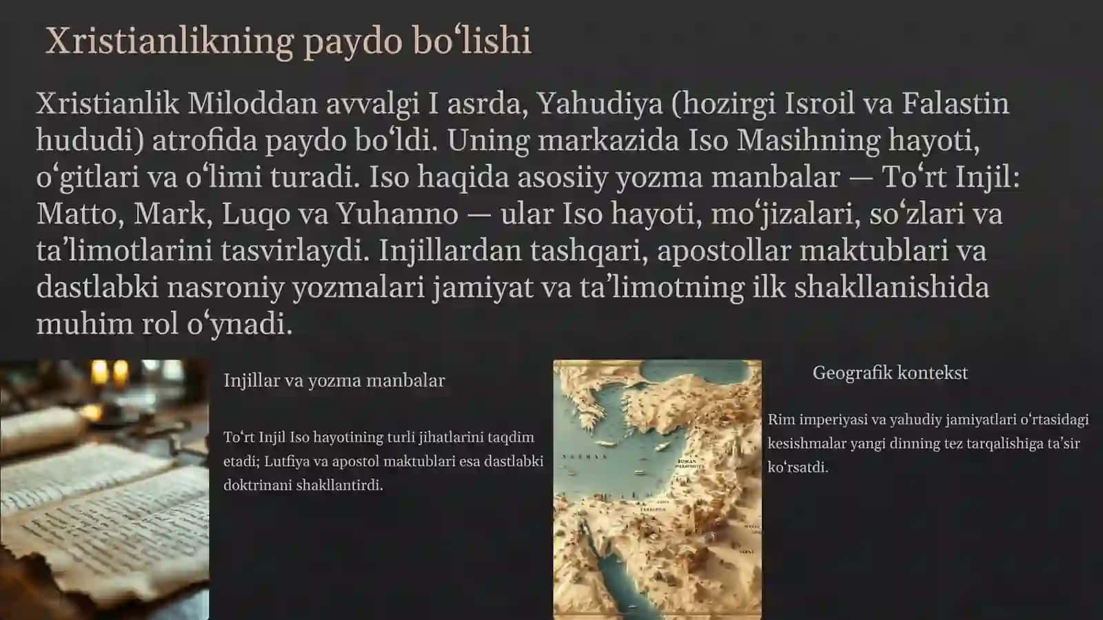 Xristianlikdini tarixi va g‘oyalari 2