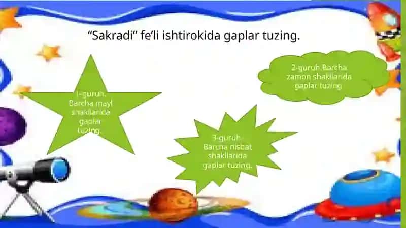 Ot, sifat va son so`z turkumi 2