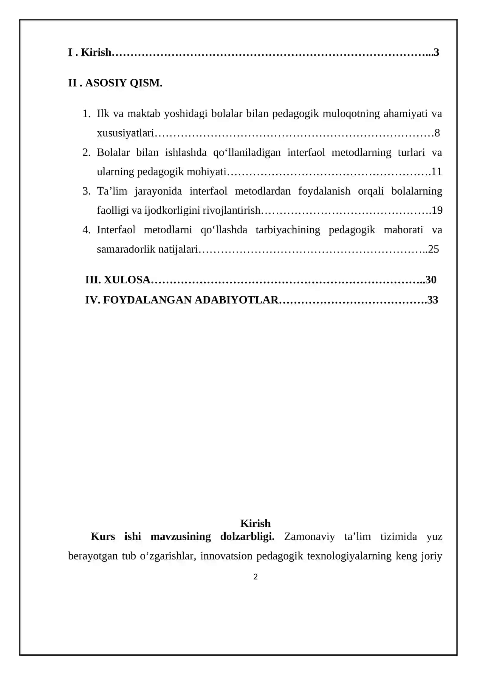 BOLALAR BILAN MULOQOTDA INTERFAOL METODLARDAN FOYDALANISH 2