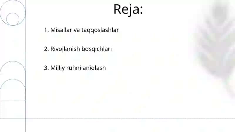 Milliy ma'naviyat tarixiy hodisa sifatida. Milliy ma'naviyatimizning takomil bosqichlari 2