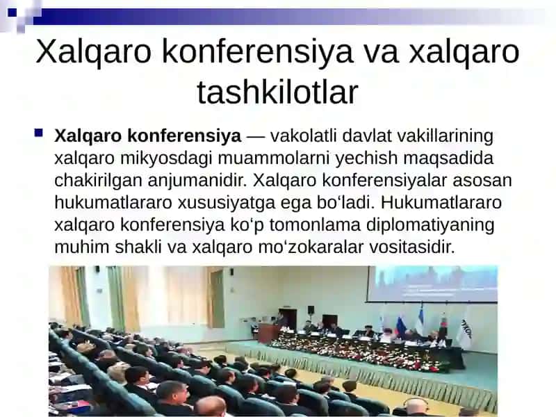 XALQARO KONFERENSIYALARDA TARTIBOT QOIDALARI 2