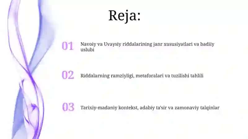 Chiston tahlili (Navoiy va Uvaysiy chistonlari asosida) 2