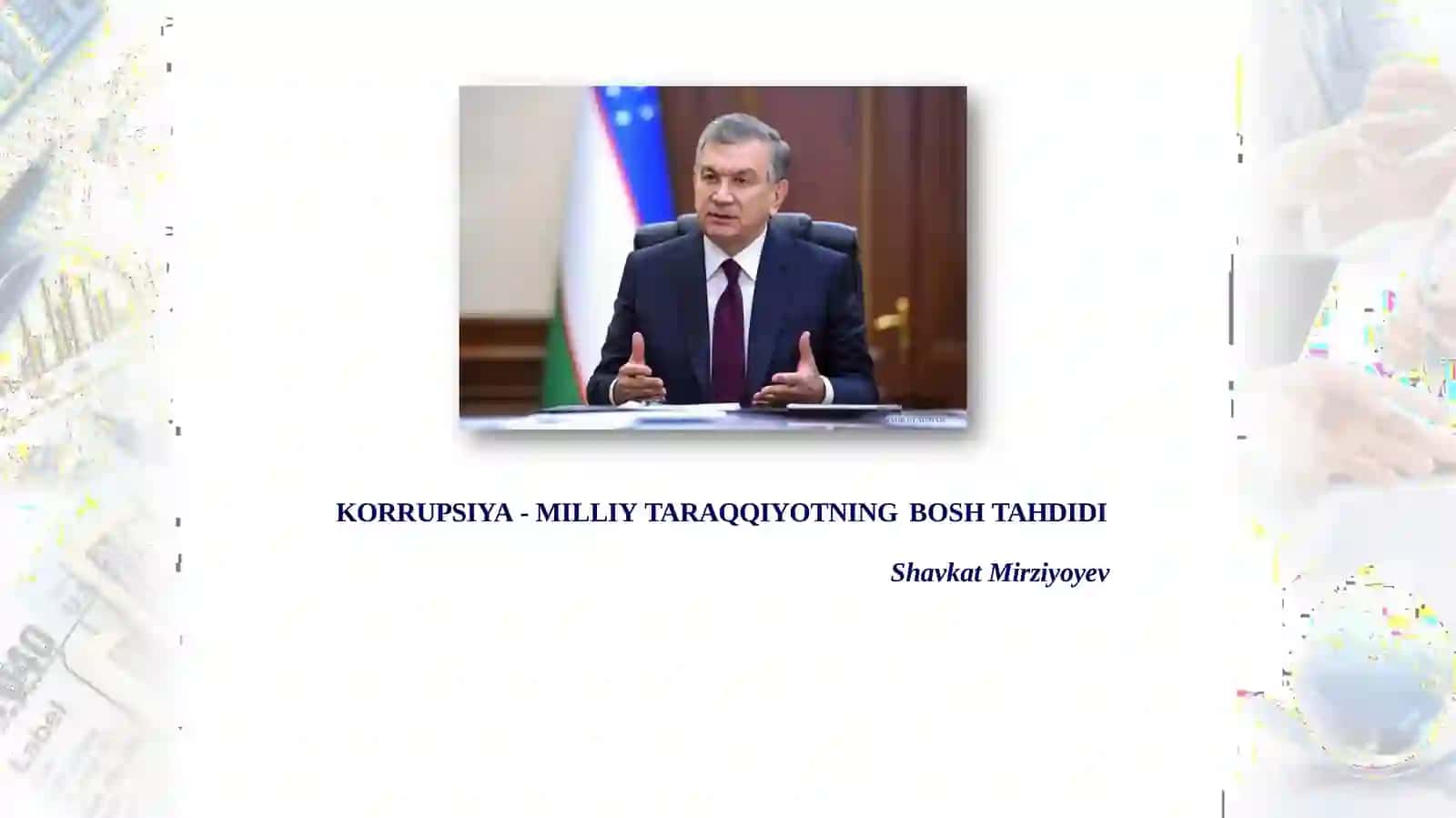 KORRUPSIYAGA QARSHI KURASHISH SOHASIDAGI QONUN HUJJATLARI 2