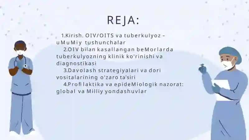 OIV va OITS kasalligiga chalingan bemorlarda tuberkulyoz kasalligining kechishi 2