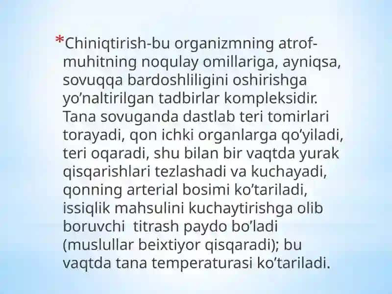 SOG`LIK TUMAN BOYLIK 2