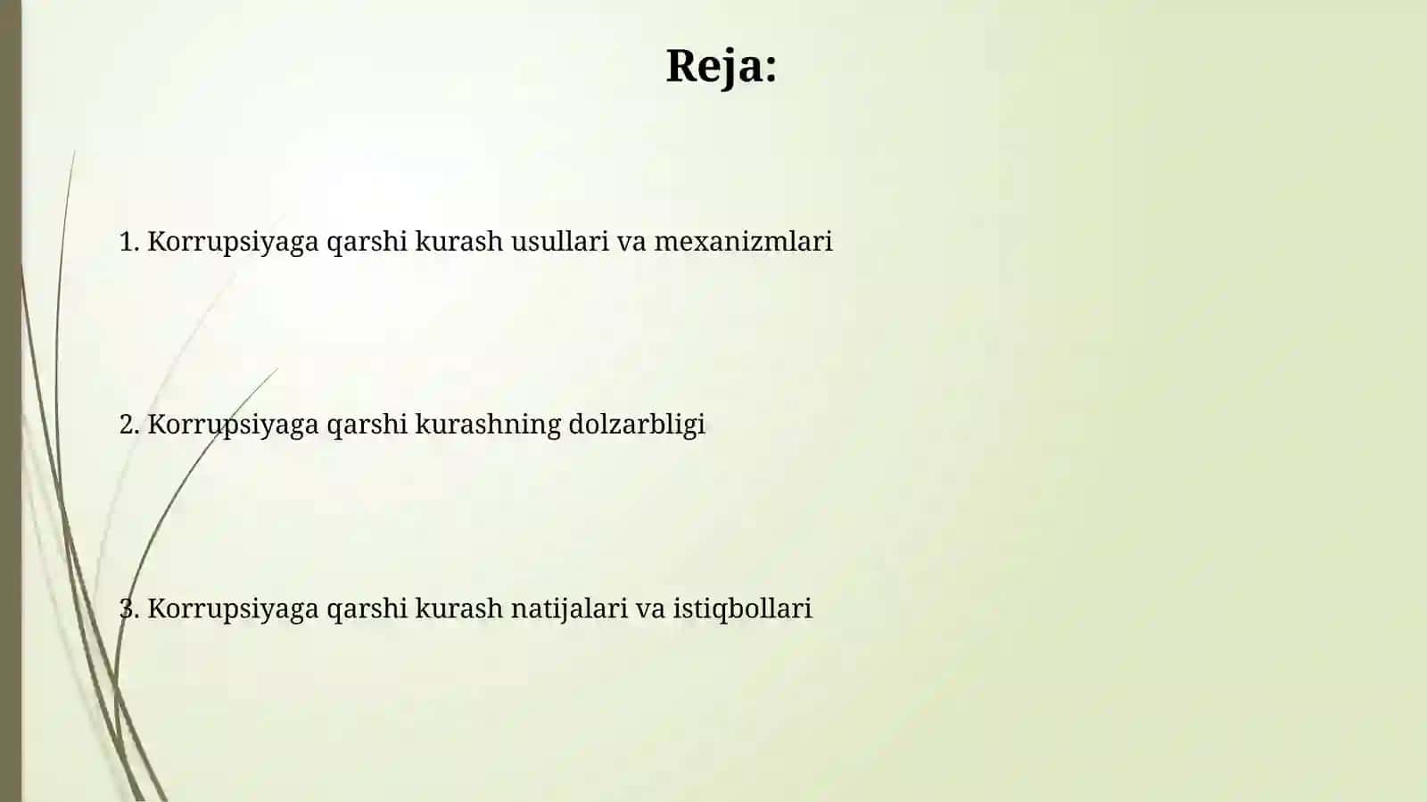 Korrupsiyaga qarshi kurashi 2