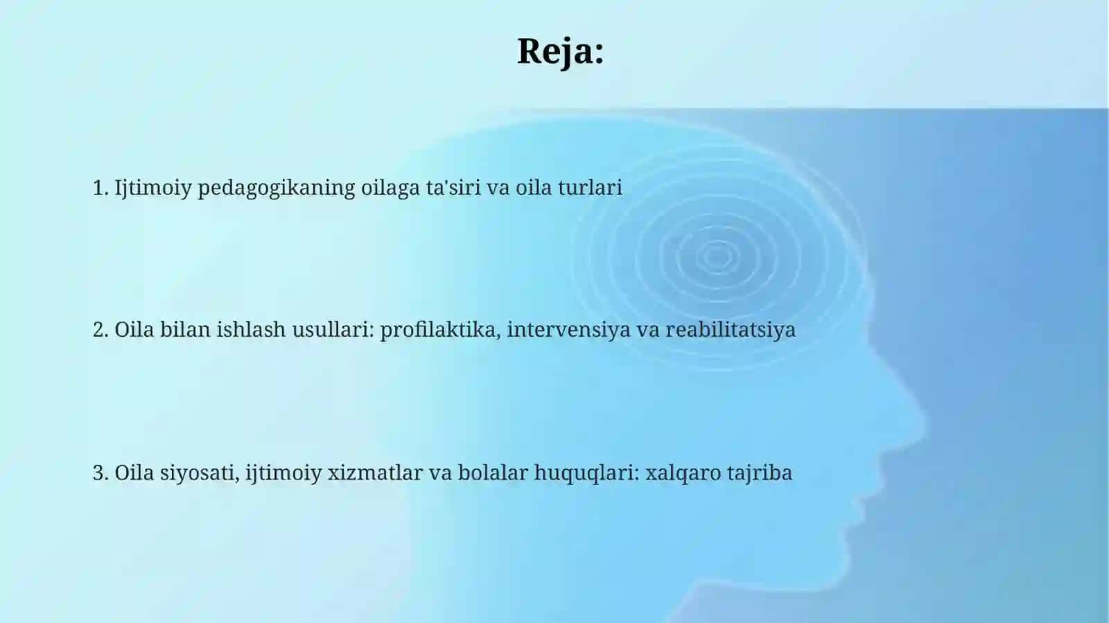 Ijtimoiy pedagogika oila tiplari va turlari 2