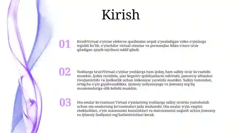 Vertual Òyinlarning Yoshlarga Tasiri 2