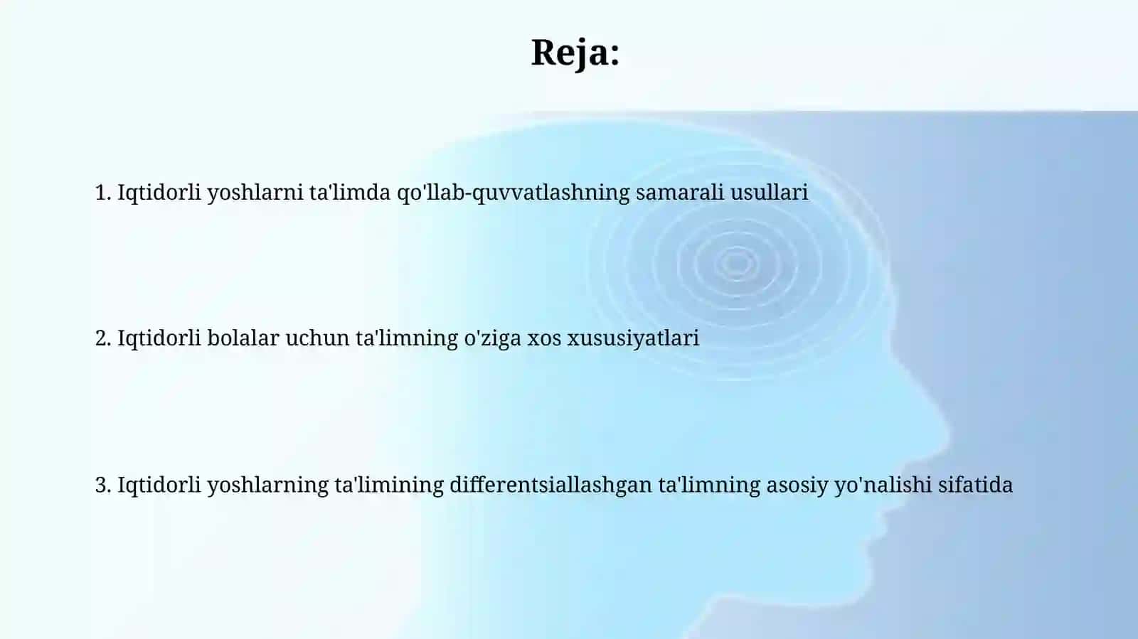 Iqtidorli yoshlar ta’limi differinsial ta’limning asosiy yo’nalishi sifatida 2