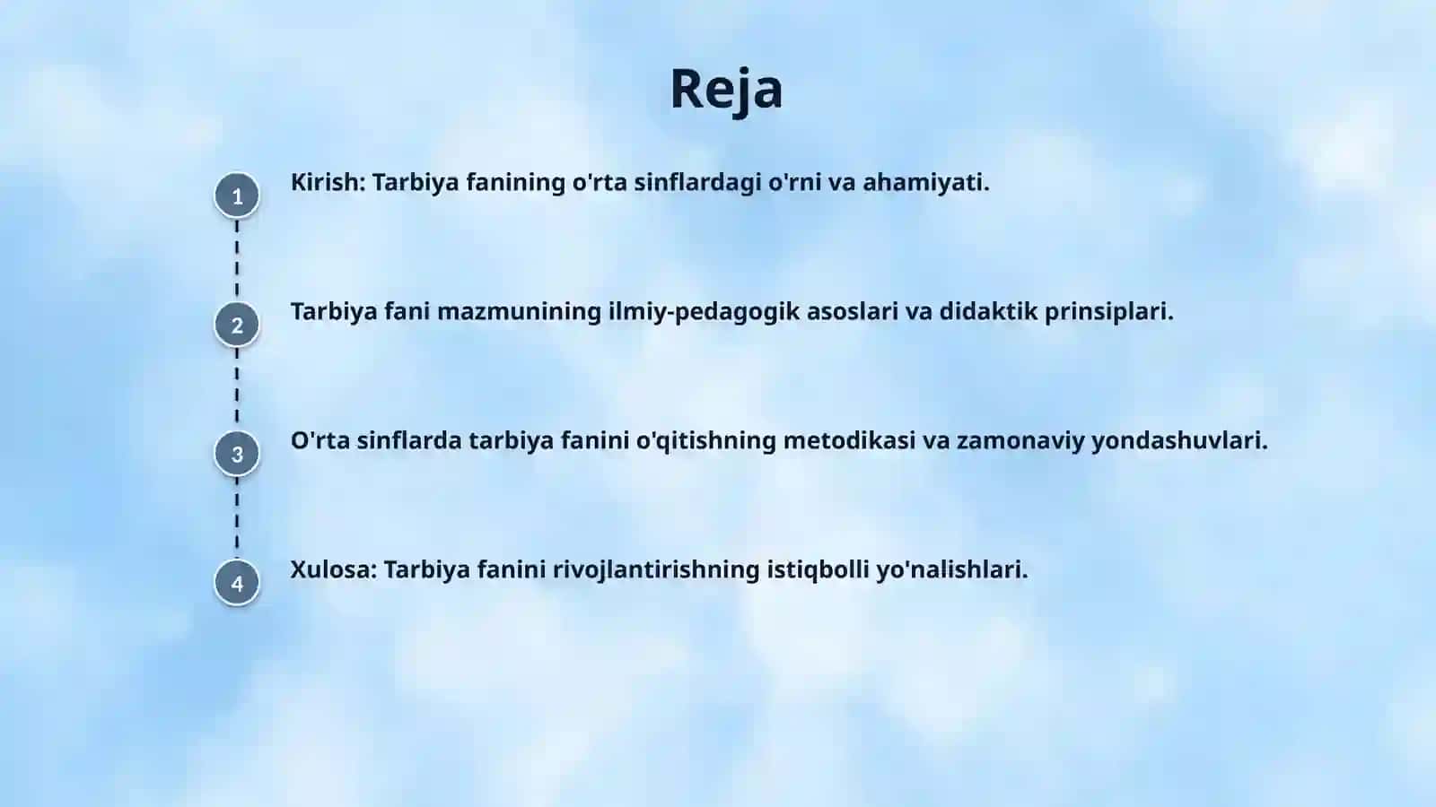 Umumta'lim maktablarida o'rta sinfda tarbiya fani mazmuni 2