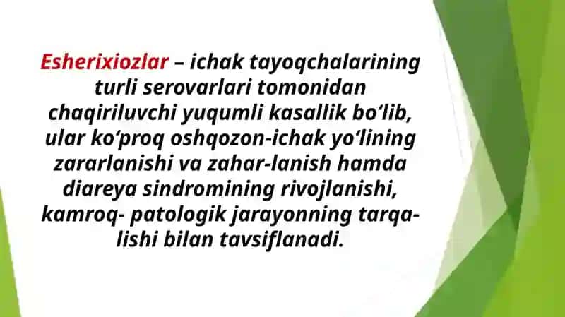 Esherixiozlar etiologiyasi, patogenezi va davolash 2