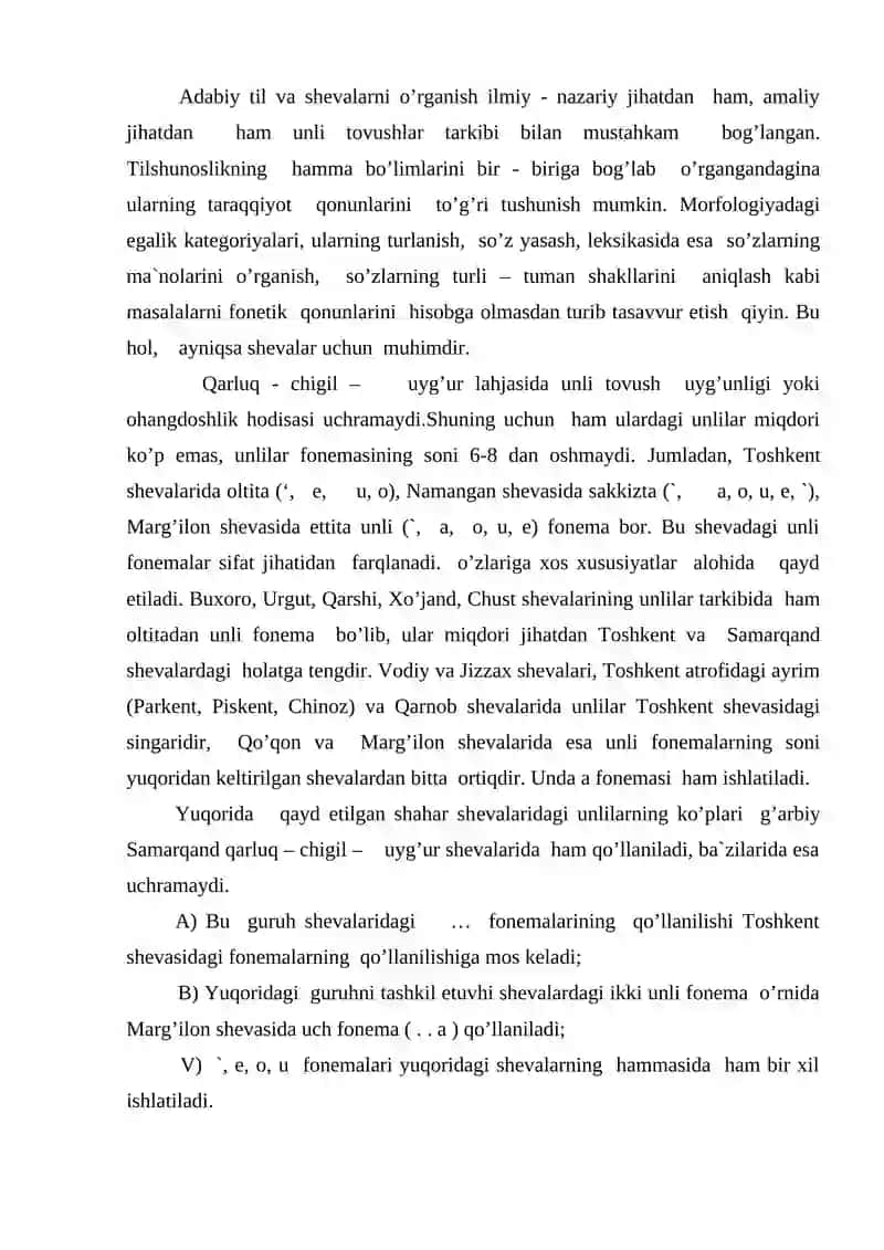 Shevalarning fonetik xususiyatlari 2