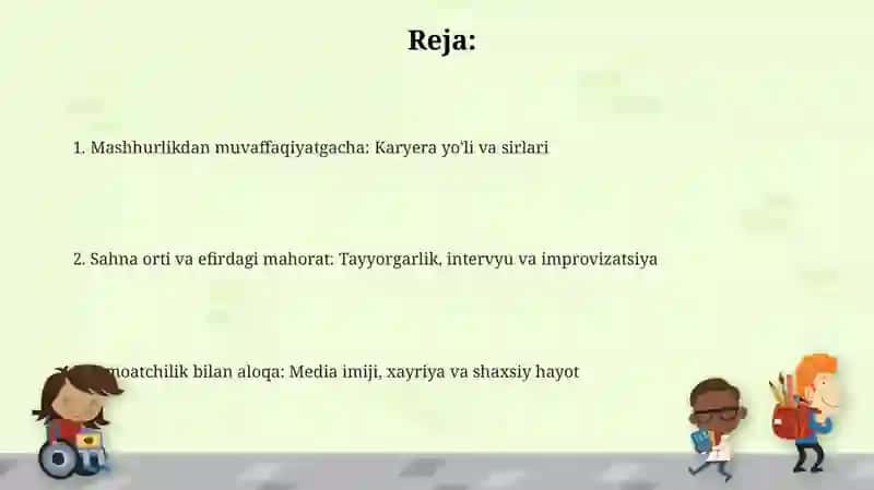 Mashhurlikdan muvaffaqiyatgacha: Karyera yo'li va sirlari 2