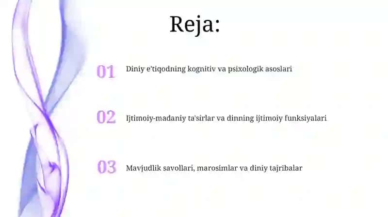 Diniy eʼtiqod vujudga kelishining asoslari 2
