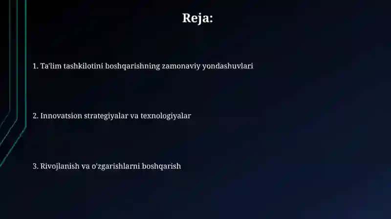 Ta’limtashkilotiniboshqarishgazamonaviyyondashuvlar 2