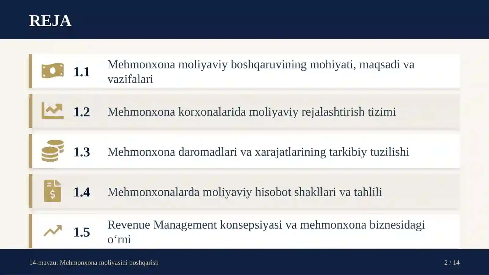 MEHMONXONA MOLIYASINI BOSHQARISH 2