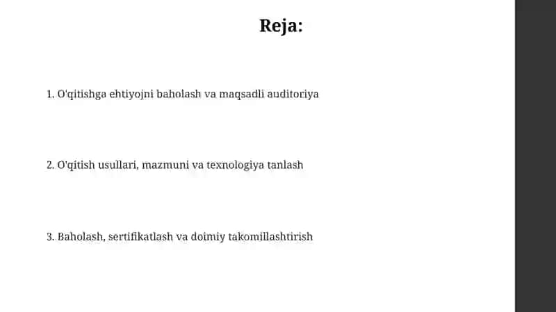 Ishchi kadrlarni innavatsion texnologiyalar bilan ishlashni oʼrganish 2