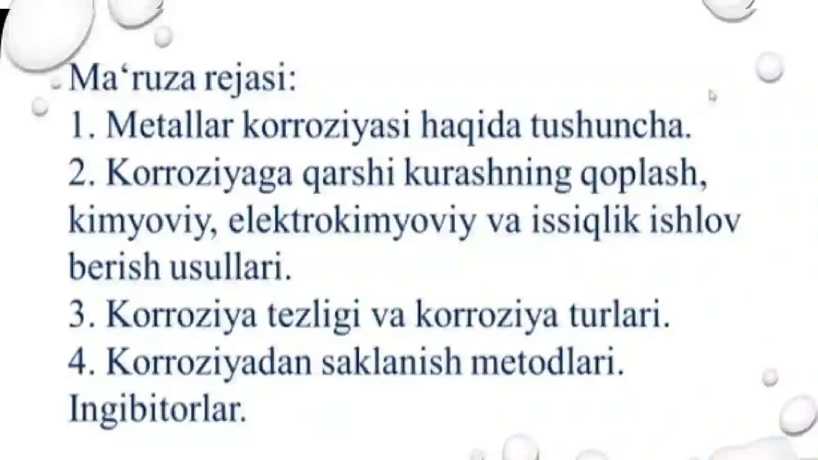 Kimyo yo’nalishi 105 guruh 2