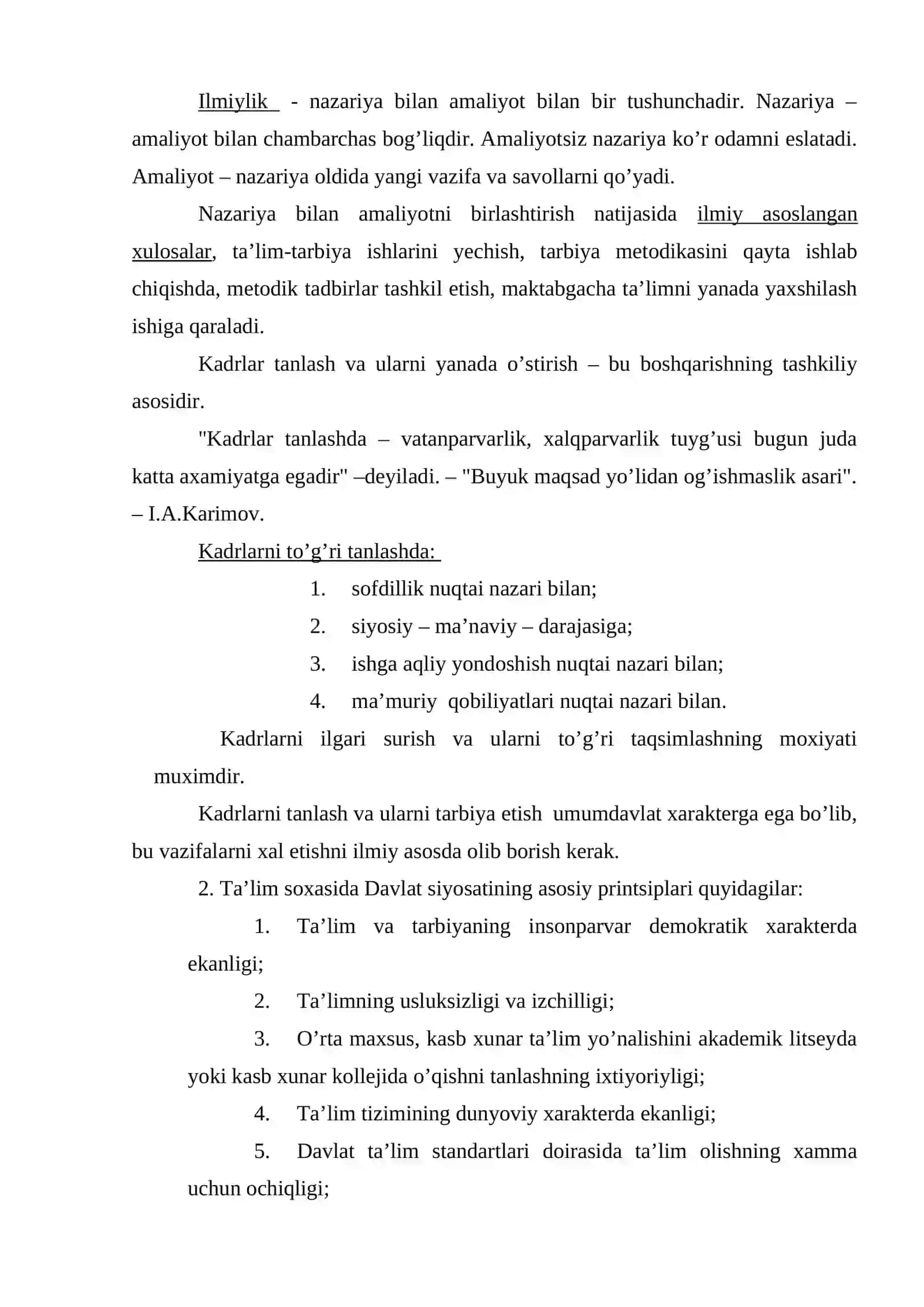 Maktabgacha ta’limda pedagogik tizim va boshqaruv obyekti 2