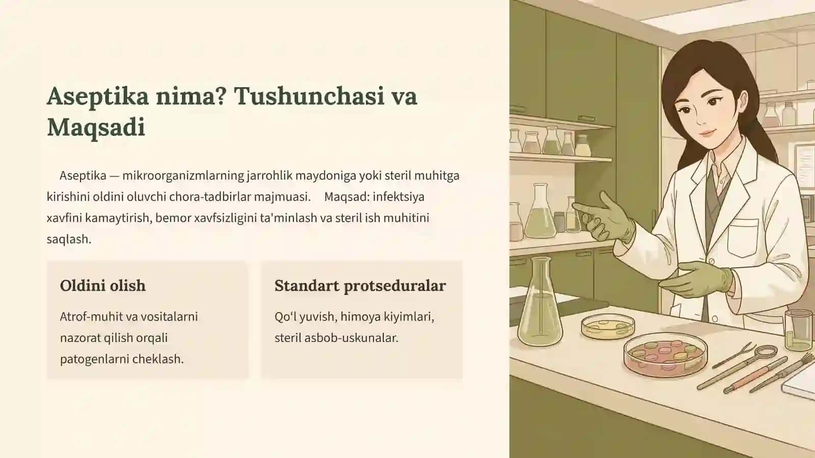 Aseptika va Antiseptika Asosiy Tamoyillar va Qo'llanilishi 2