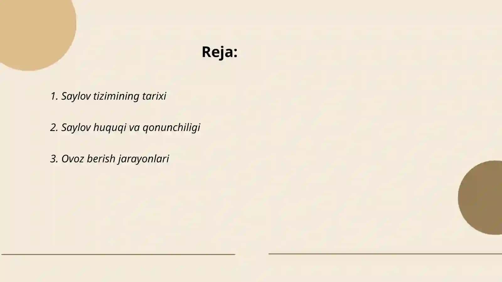 Saylov tizimi 2