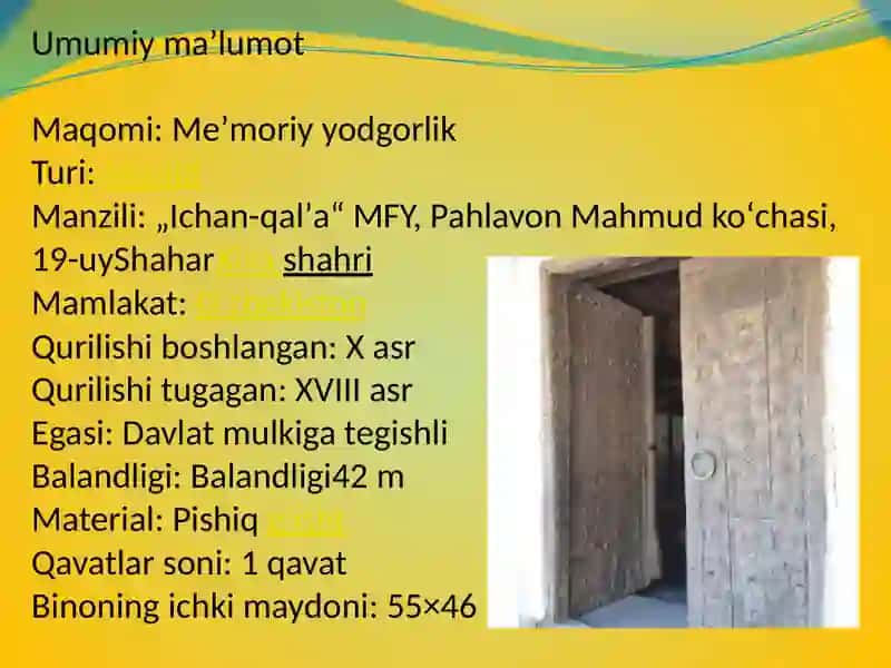 XIVA JUMA MASJIDI 2