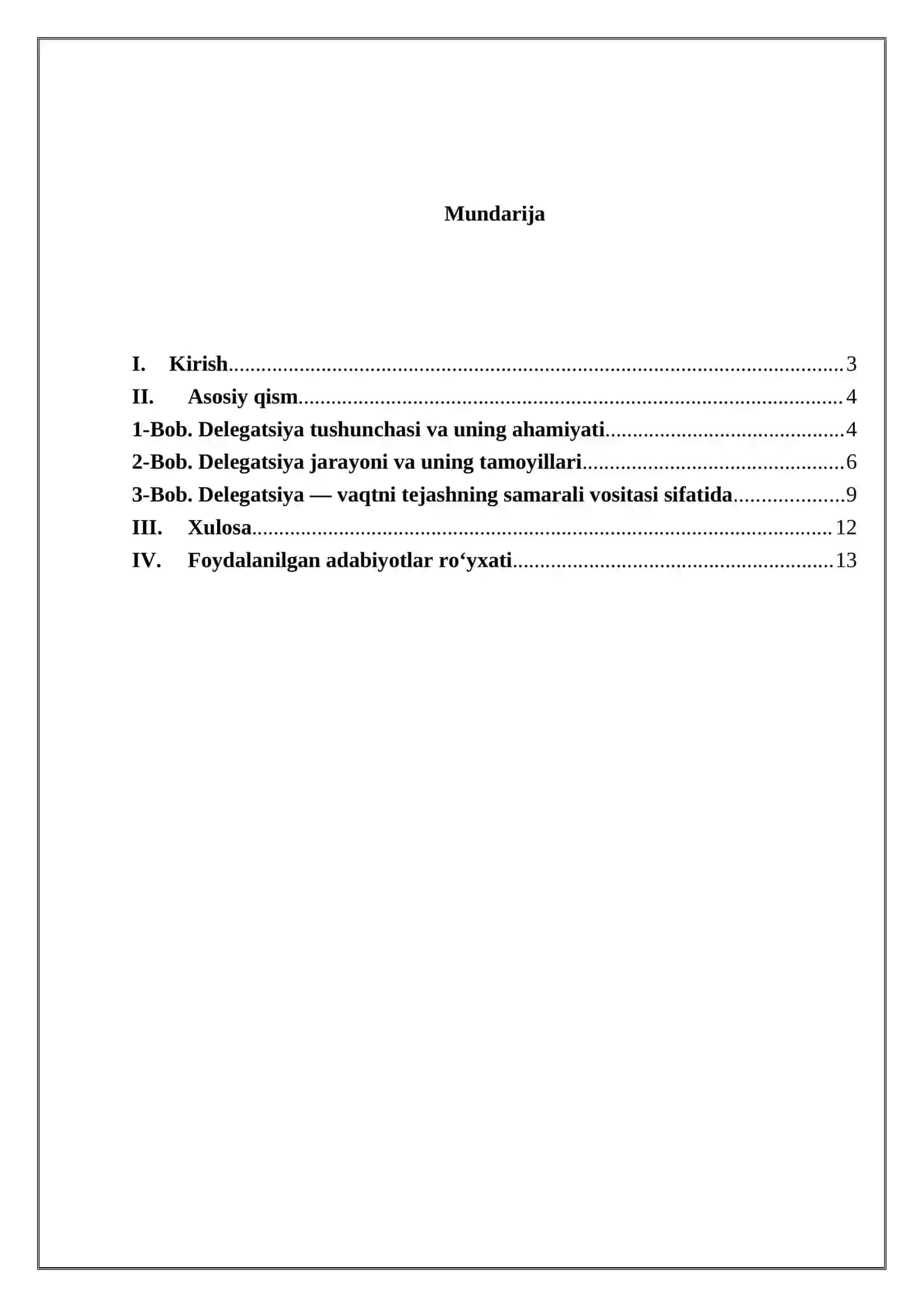 Delegatsiya (topshiriq berish) - vaqtni tejashning samarali vositasi 2