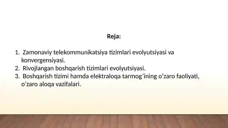 Telekommunikatsiya tarmoqlarini boshqarish va jahon elektraloqa siyosati 2