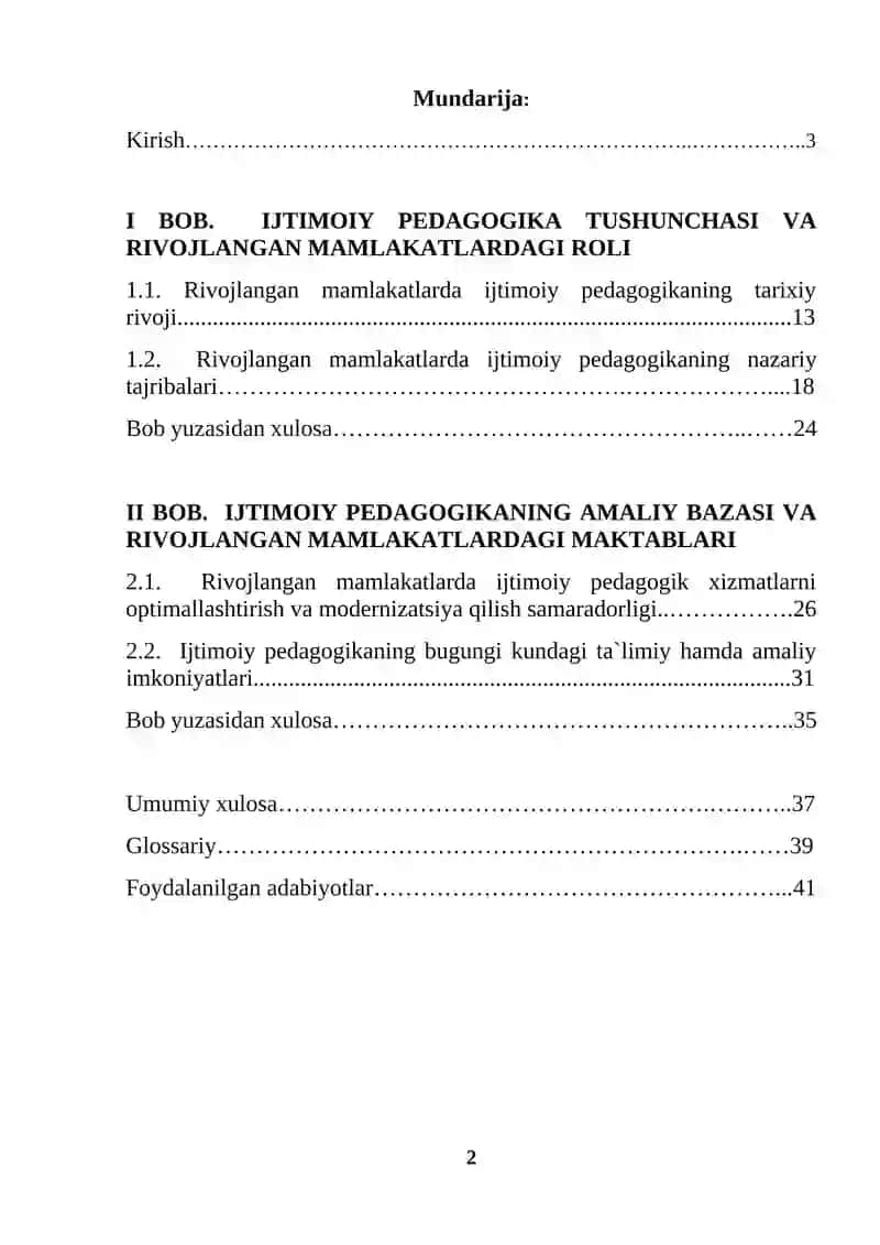 Rivojlangan mamlakatlarda ijtimoiy pedagogikaga oid ilmiy yondashuvlar 2