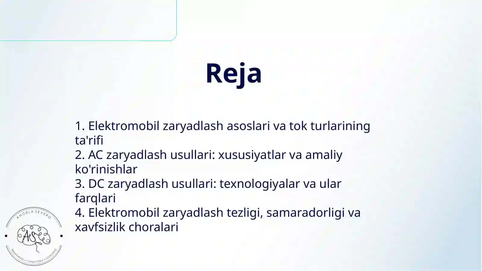 ELEKTROMOBILNING ZARYADLASH USULLARI VA TARTIBI AC VA DC TOK 2