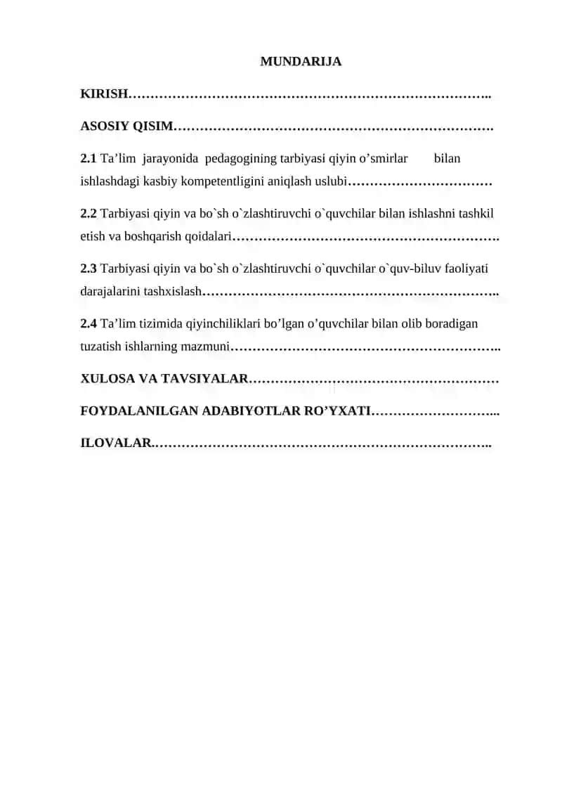 TARBIYASI OG’IR BOLALAR BILAN OLIB BORILADIGAN IJTIMOIY-PEDAGOGIK FAOLIYAT METODIKASI 2