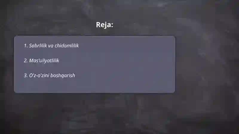 Xarakter qobilyat 2