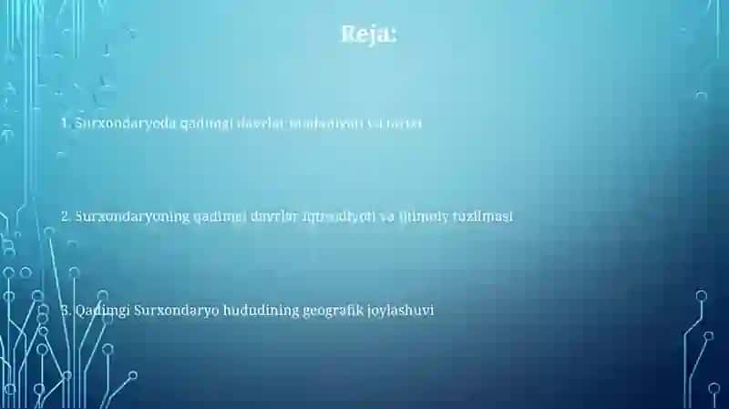 Surxondaryo qadimgi davrda 2