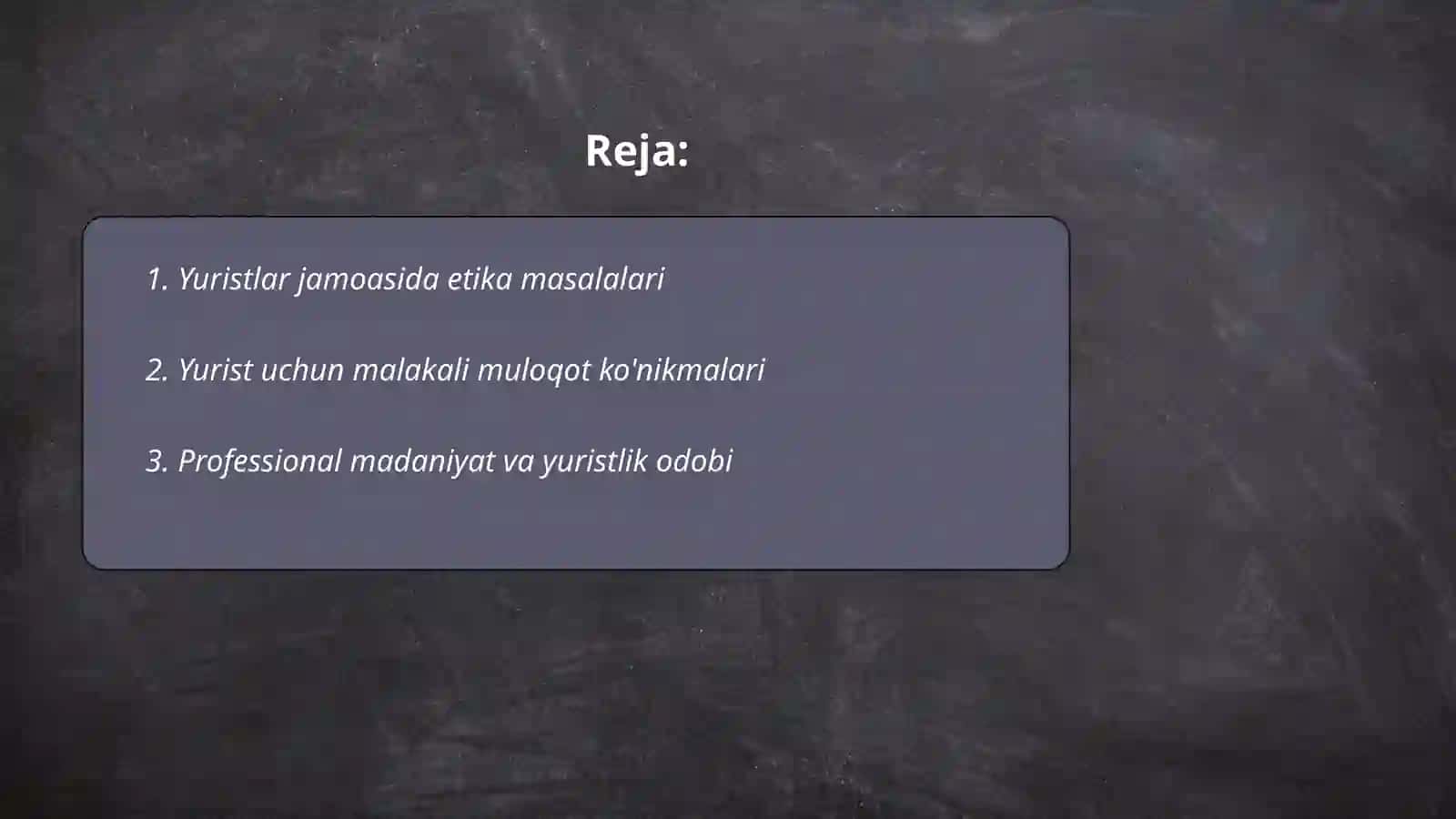 Yuristlar jamoasi hamda jamiyatda ijobiy shaxsiy imagini shakllantirish yoʻl yoʻriqlari 2