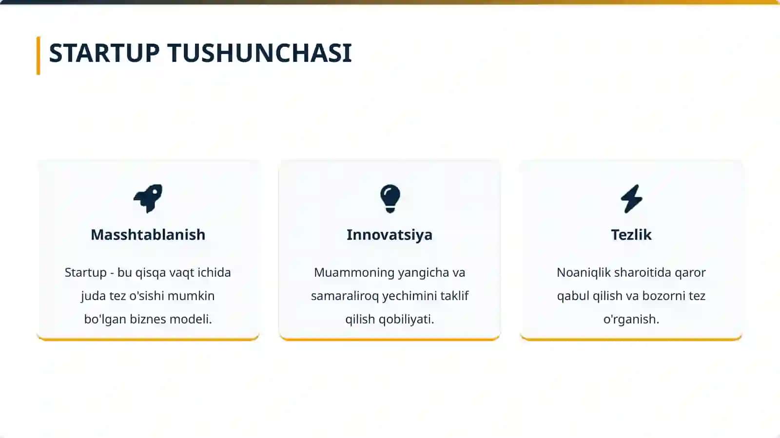 Startup loyihalar qurish va uning kelajagi 2