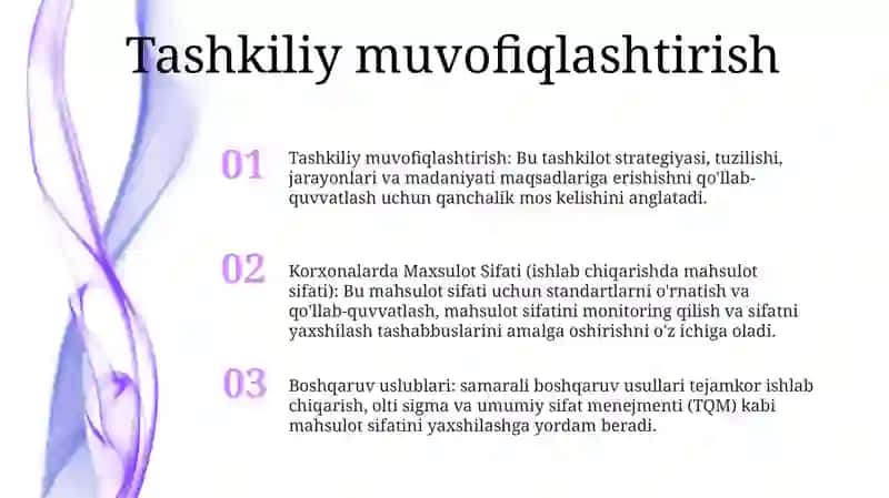 Korxonalarda Maxsulot Sifati 2