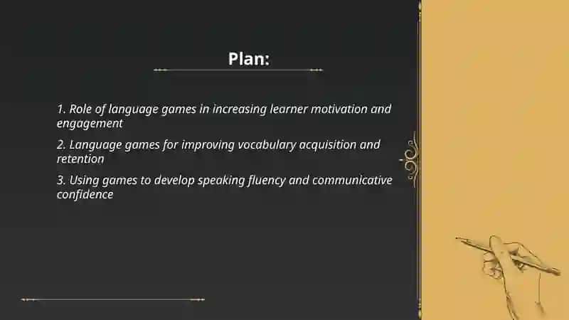 The importance of language games in teaching English 2