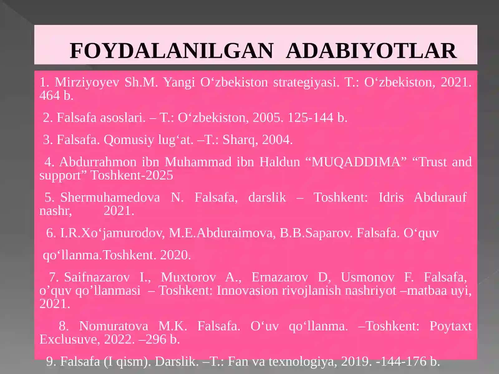 10-Mavzu: Inson falsafasi (Falsafiy antropologiya) 2