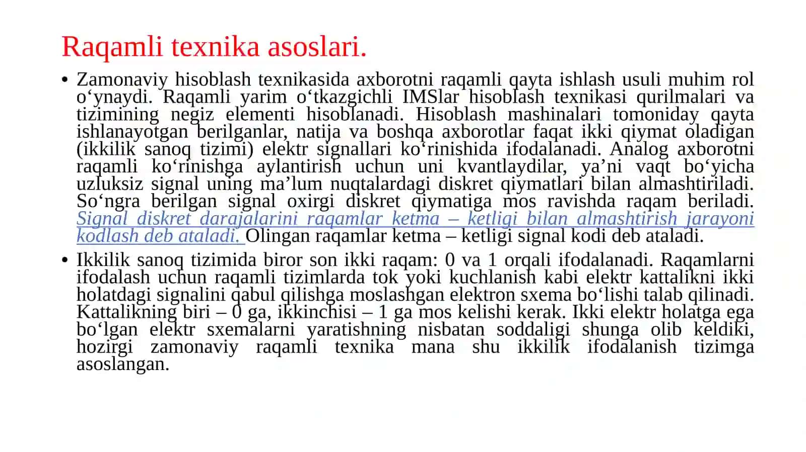 Raqamliintegral mikrosxemalar sxemotexnikasi 2