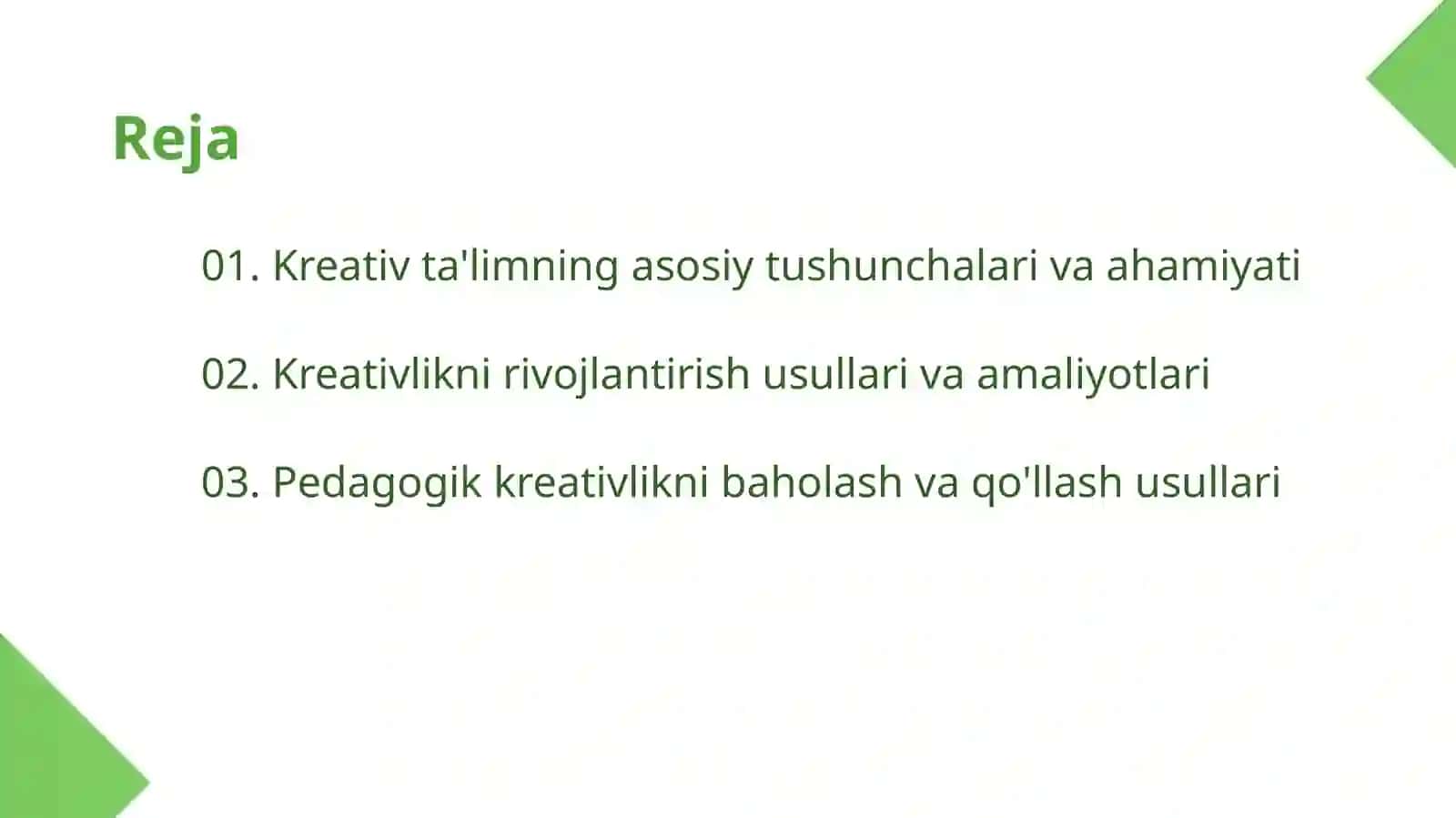 Pedagogik kreativlik 2