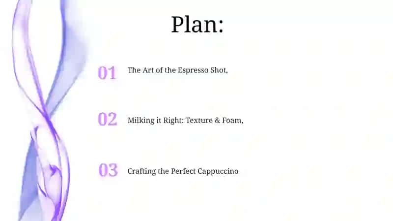 Mavzu: The Art of the Espresso Shot, Milking it Right: Texture & Foam, Crafting the Perfect Cappuccino 2