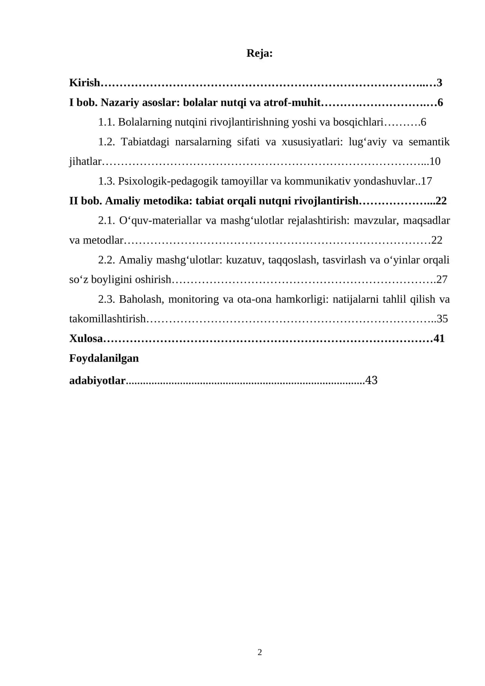 Bоlаlаrni ​​аtrоf оlаm tabiatdagi narsalаrning sifаti vа xususiyаti bilаn tаnishtirish оrqli nutqini оʻstirish 2