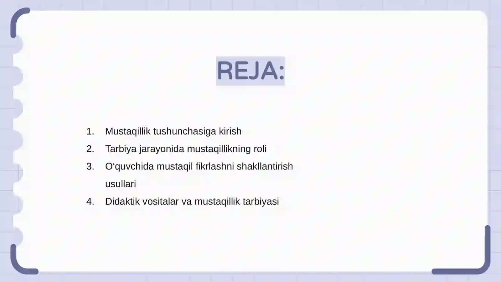 Mustaqillikni shakllantirish tarbiya jarayoni sifatida 2