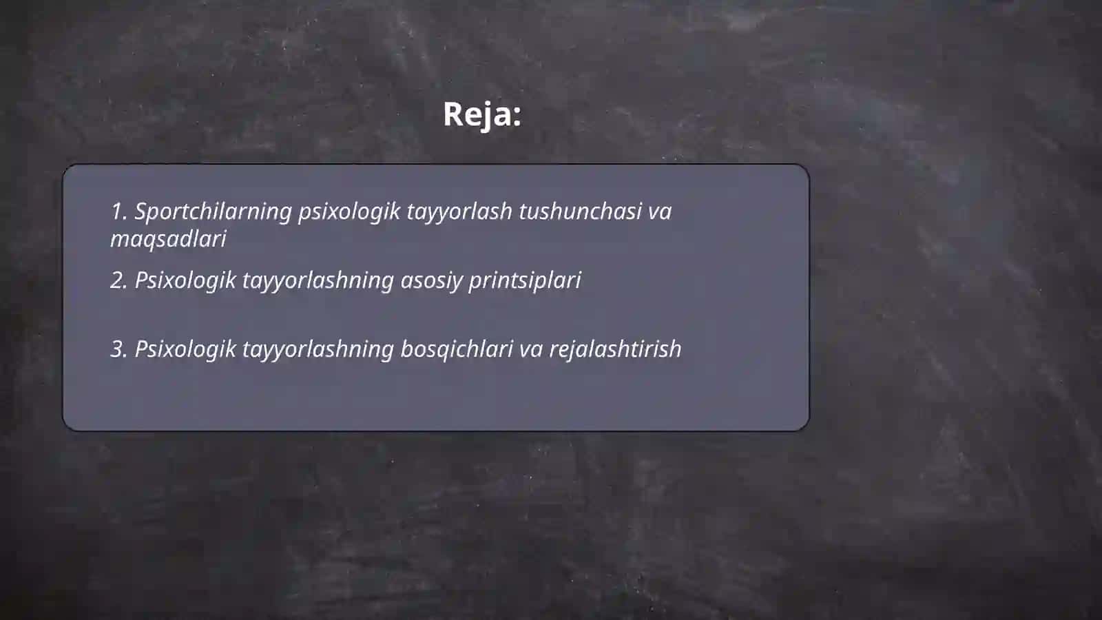 Sportchilarni psixologik tayyorlash asoslari 2