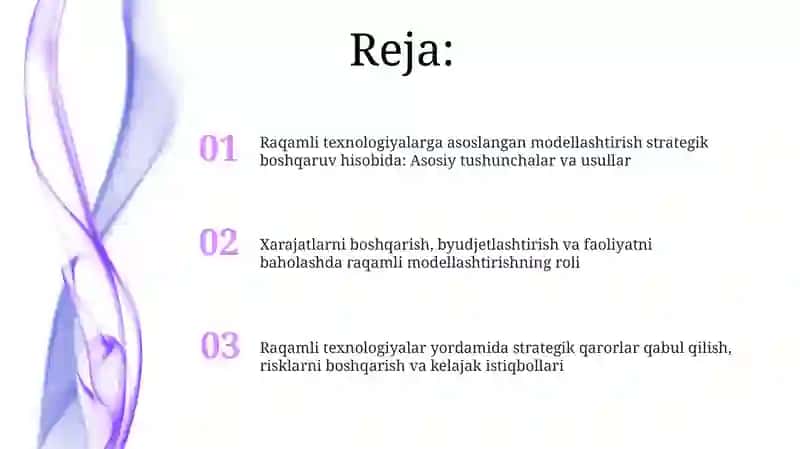 Strategik boshqaruv hisobi tizimida raqamli texnologiyalar asosida modellashtirish 2