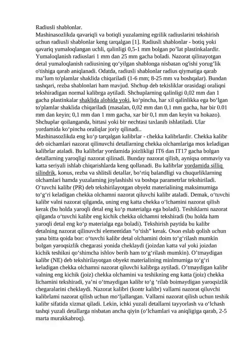Kolibrlar va shablonlarning tuzilishi va ishlatilishi 2