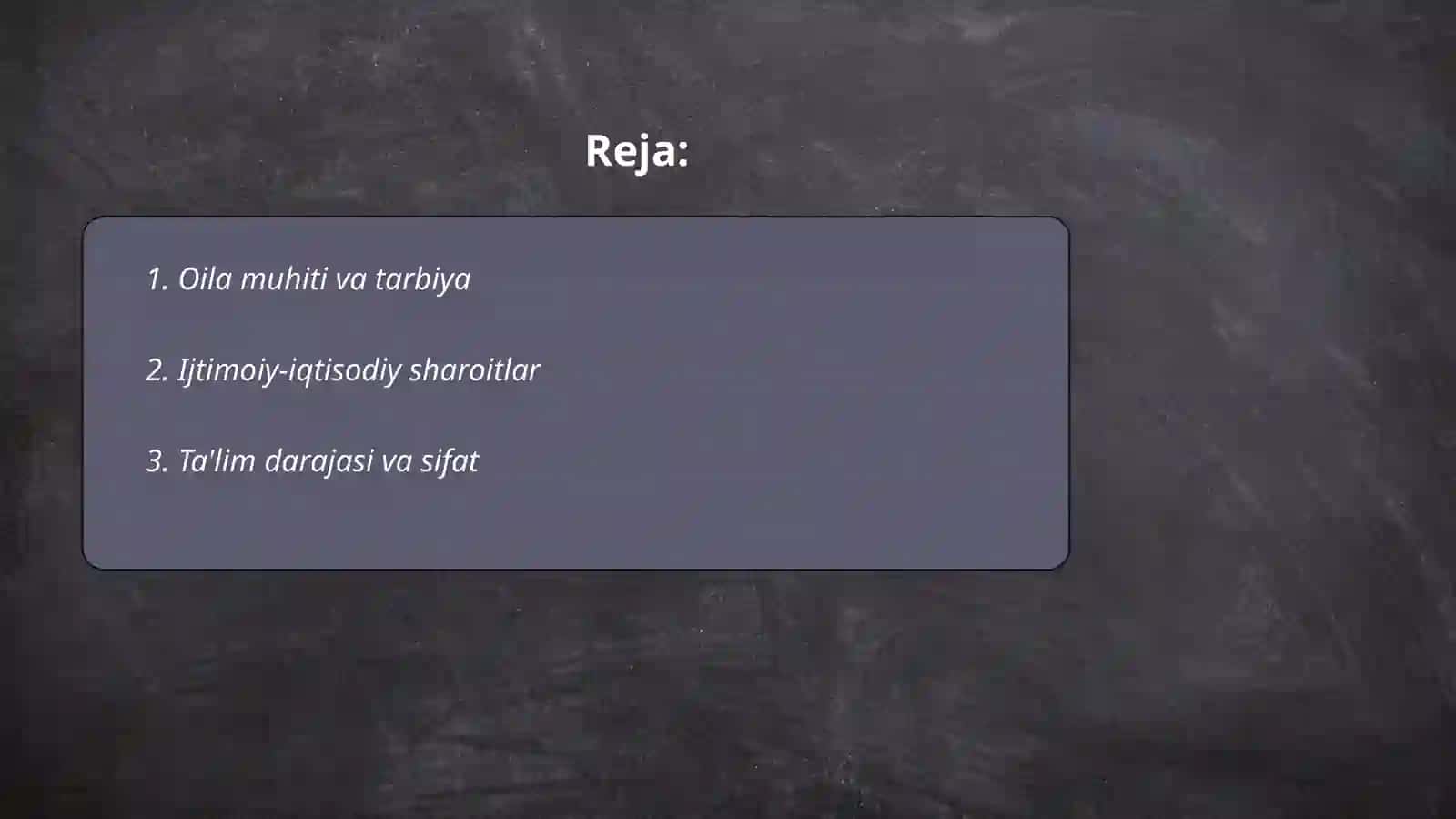 Jinoiy shaxsning shakllanishiga taʼsir etuvchi ijtimoiy omillar 2