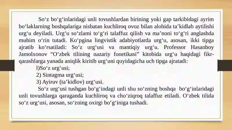 Ifodali o ‘qish vositalari 2