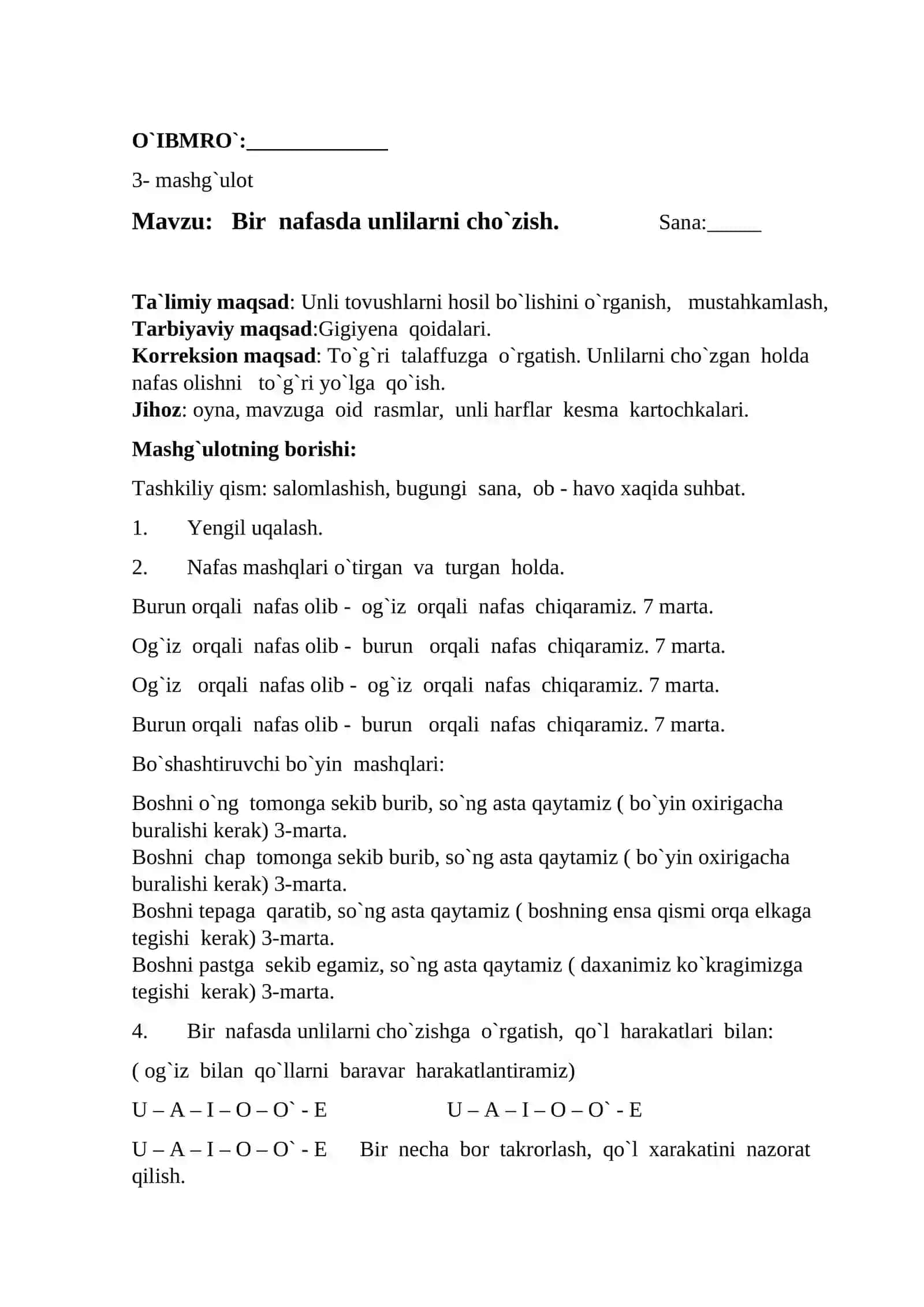 Nafas mashqlari 2