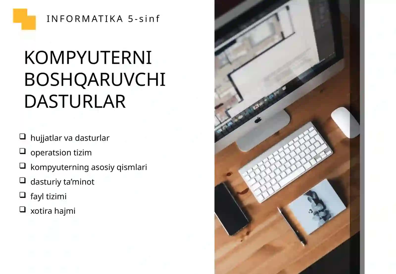 KOMPYUTERNI BOSHQARUVCHI DASTURLAR 2